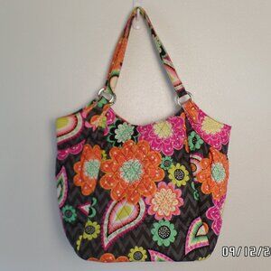 Vera Bradley Tote Bag Large Colorful Excellent Condition